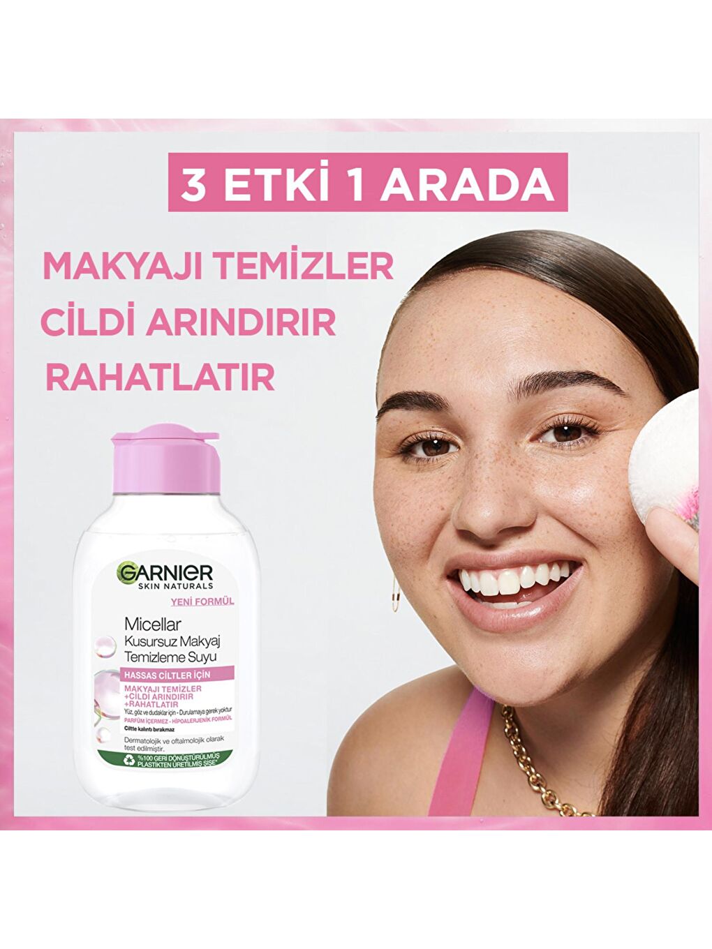 GARNIER Şeffaf Micellar Kusursuz Makyaj Temizleme Suyu 100 ml - 2