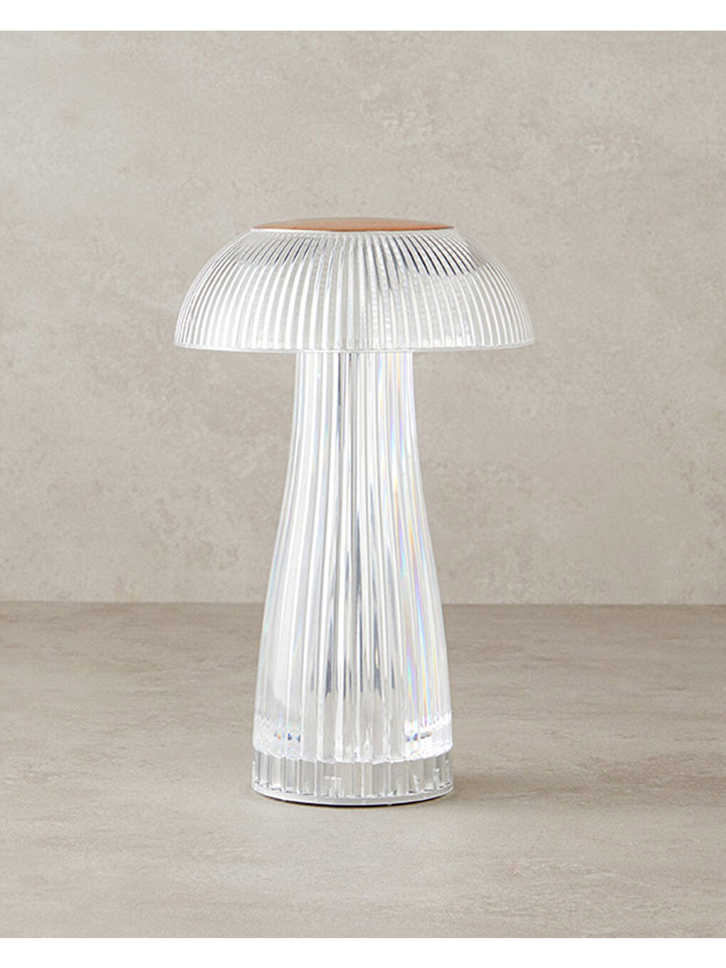 Renksiz Swita Akrilik Dekoratif Aydınlatma Şeffaf