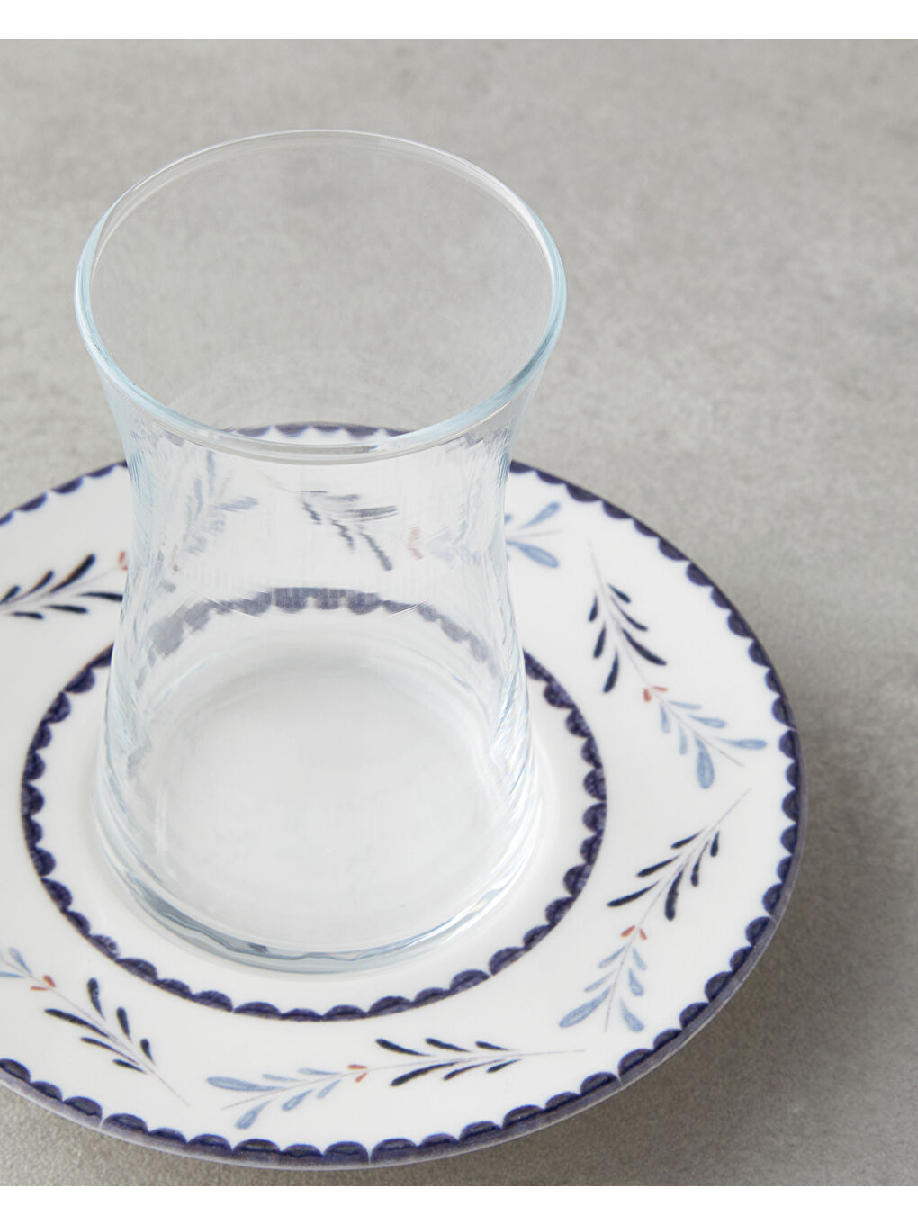 Lunessa Porselen 12 Parça 6 Kişilik Çay Seti 165 ml Mavi-3