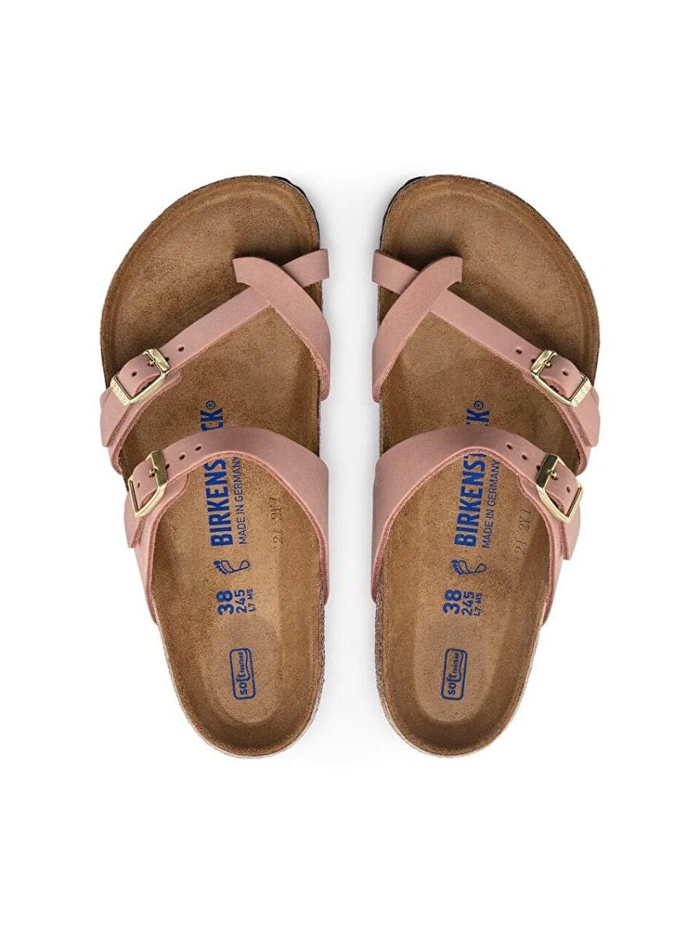 Mayari Soft Footbed Nubuck Leather Kadın Pembe Terlik-1