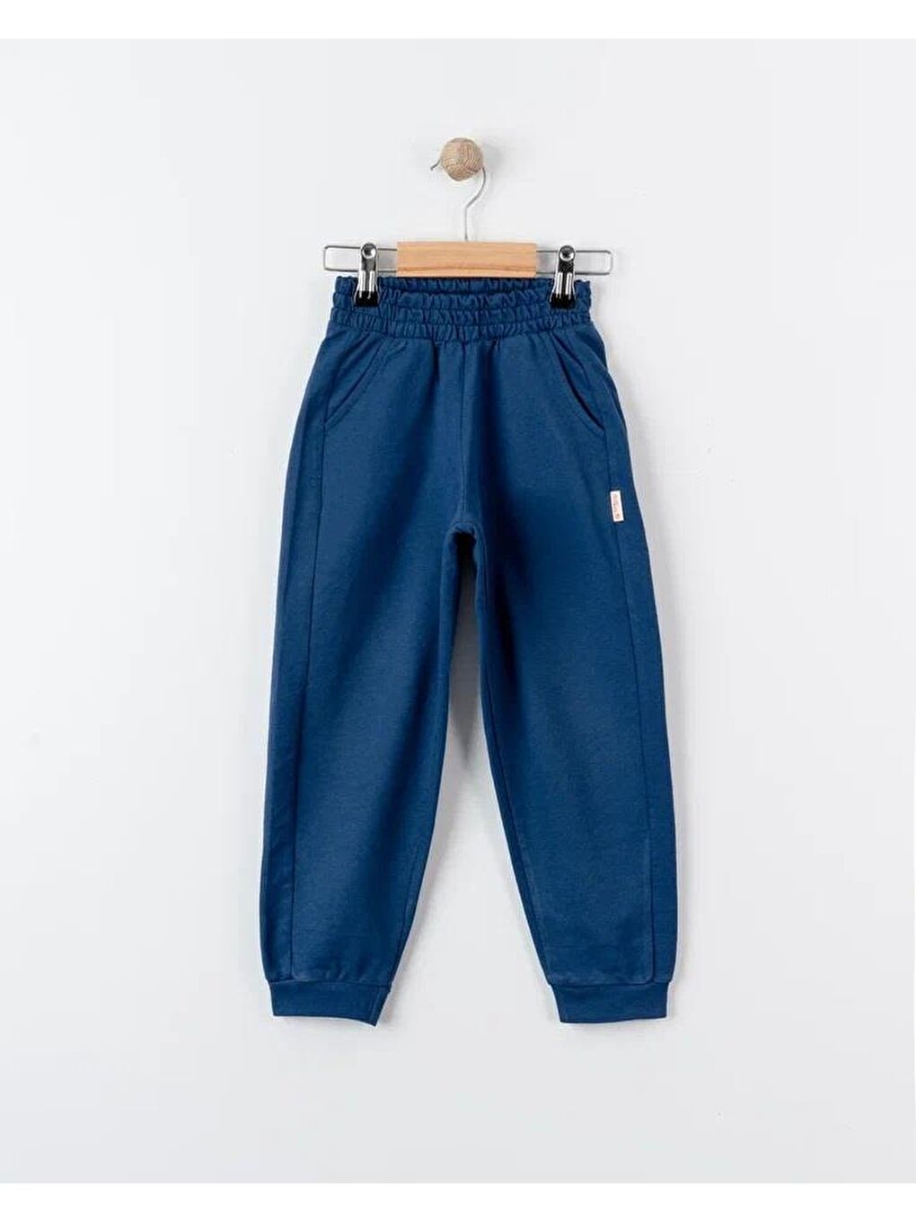 Lacivert Unisex %100 Pamuk Oversize Eşofman Altı