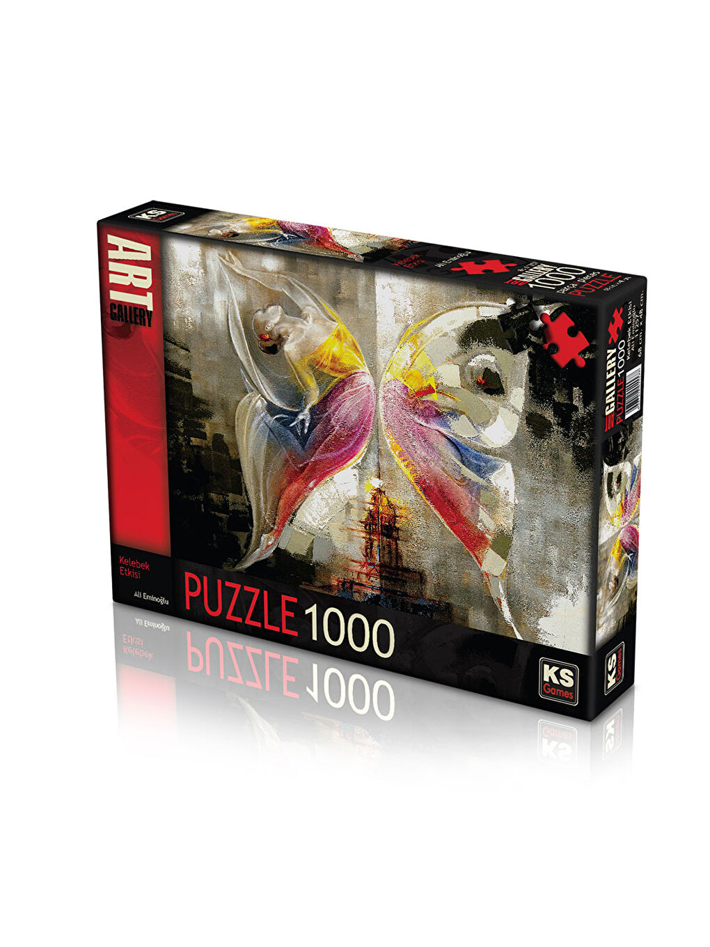 KS GAMES Renksiz Puzzle 1000 Parça Kelebek Etkisi 11257