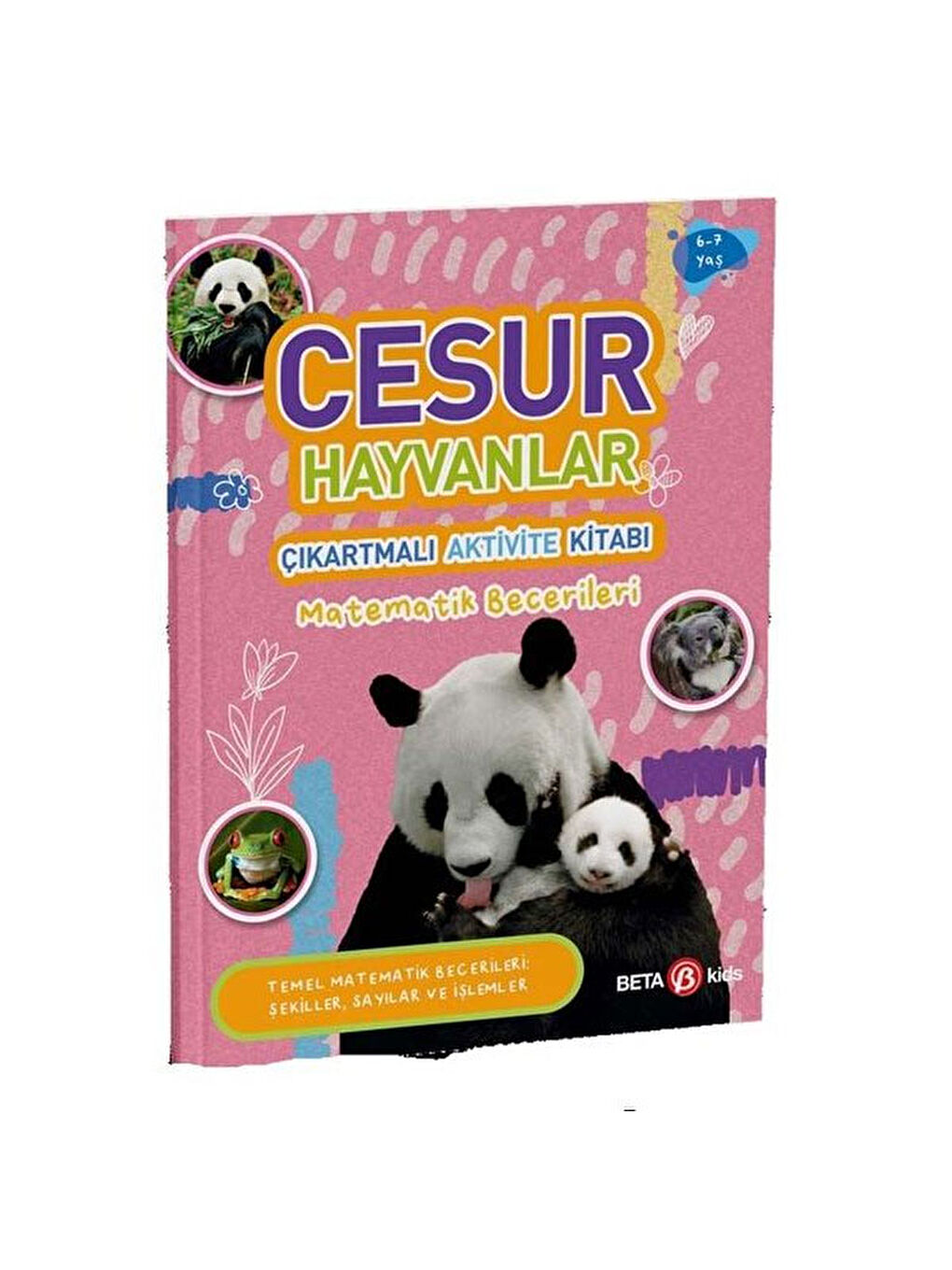 Cesur Hayvanlar Çıkartmalı Aktivite Kitabı