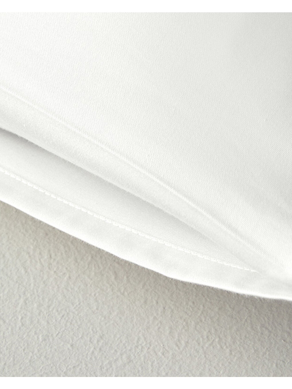 Micell Pamuk Saten 2'li Yastık Kılıfı Beyaz-1