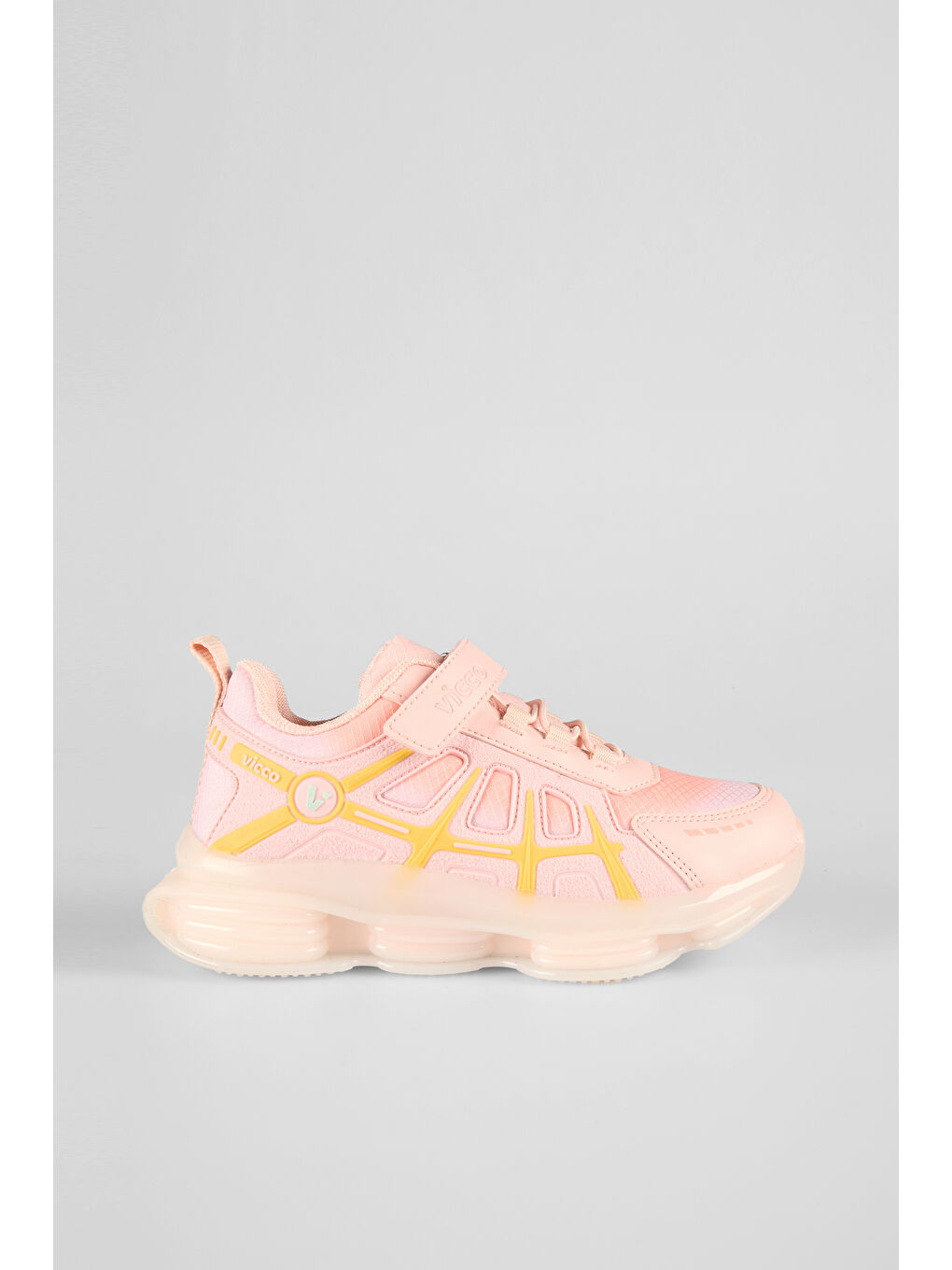 Pembe Kontra Havalı Taban Kız Çocuk Pudra Spor Ayakkabı