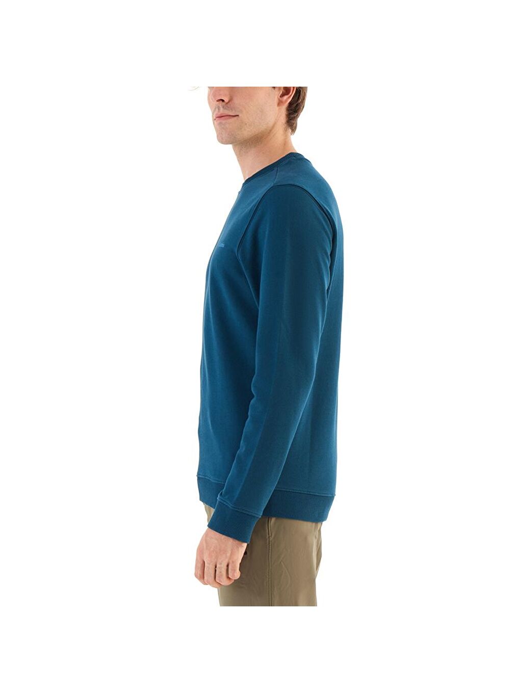 Columbia Lacivert M Basic Crew Erkek Sweatshirt Yeşil CS0204-414 - 2