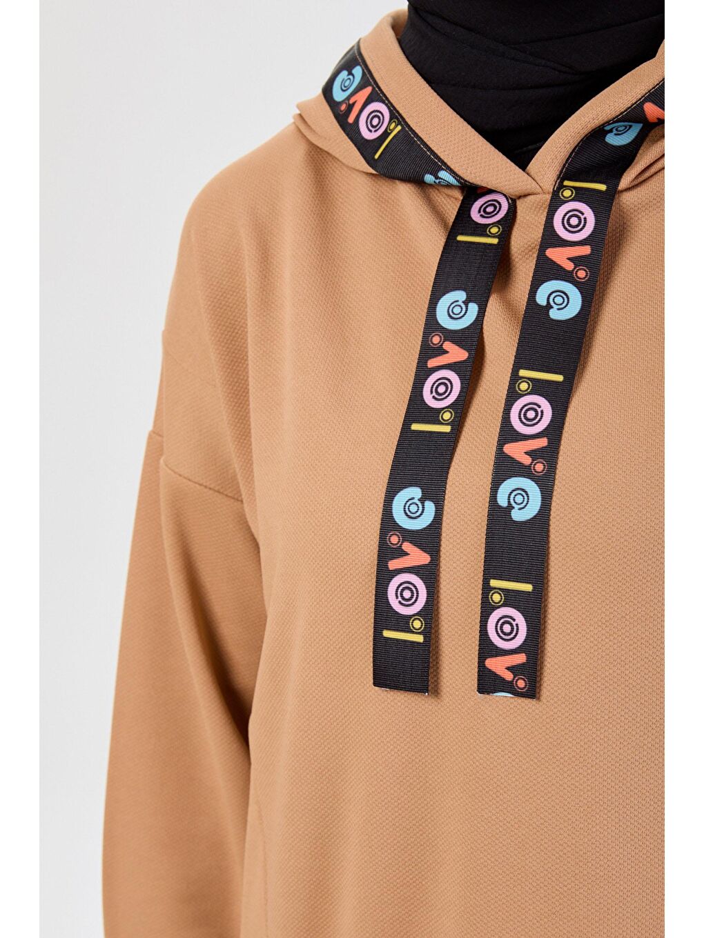 Orta Bej Tunik Kadın Pantolon - 11056-3