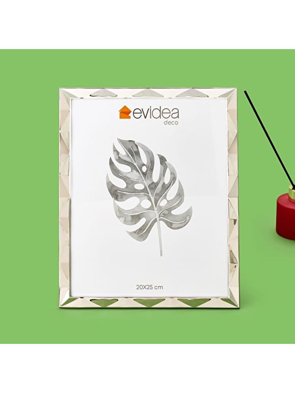 Gri Deco Sorrento Fotoğraf Çerçevesi - Silver - 20x25 cm-6