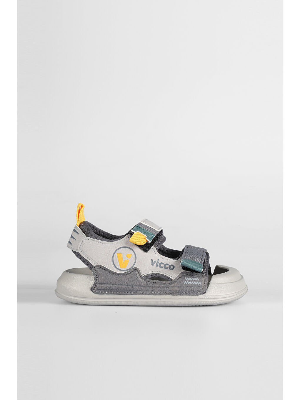 Wonder Hafif Erkek Bebek Gri Sandalet