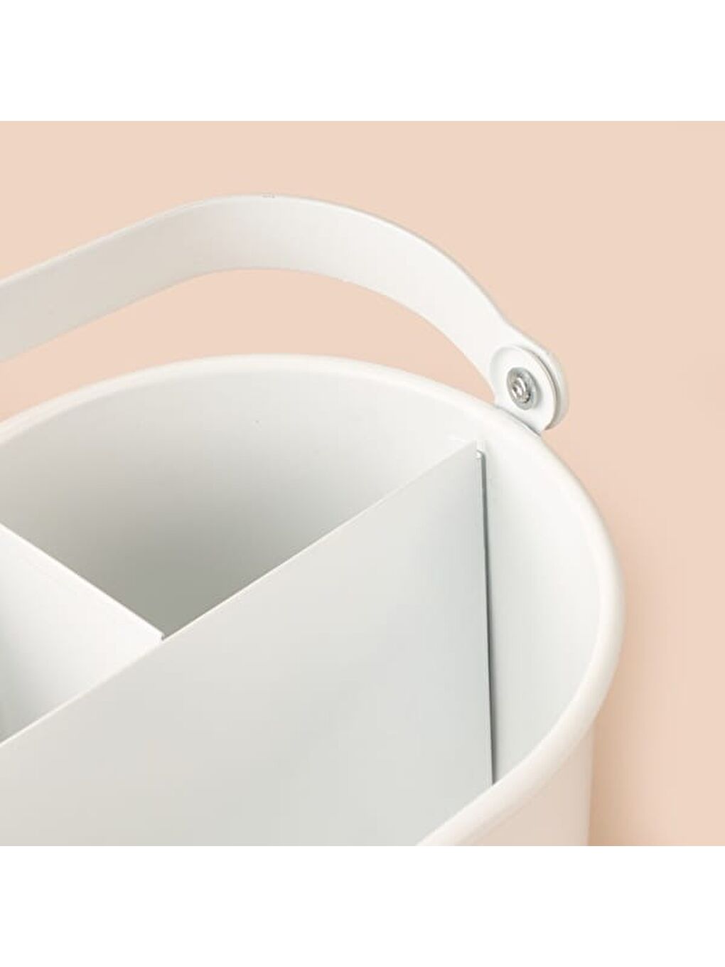 Bath Bölmeli Organizer Sepet - Beyaz - 4 lt-3