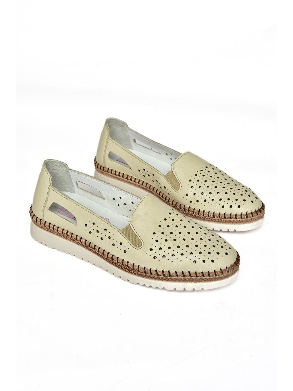 P5555011 Bej Kadın Ayakkabı-6