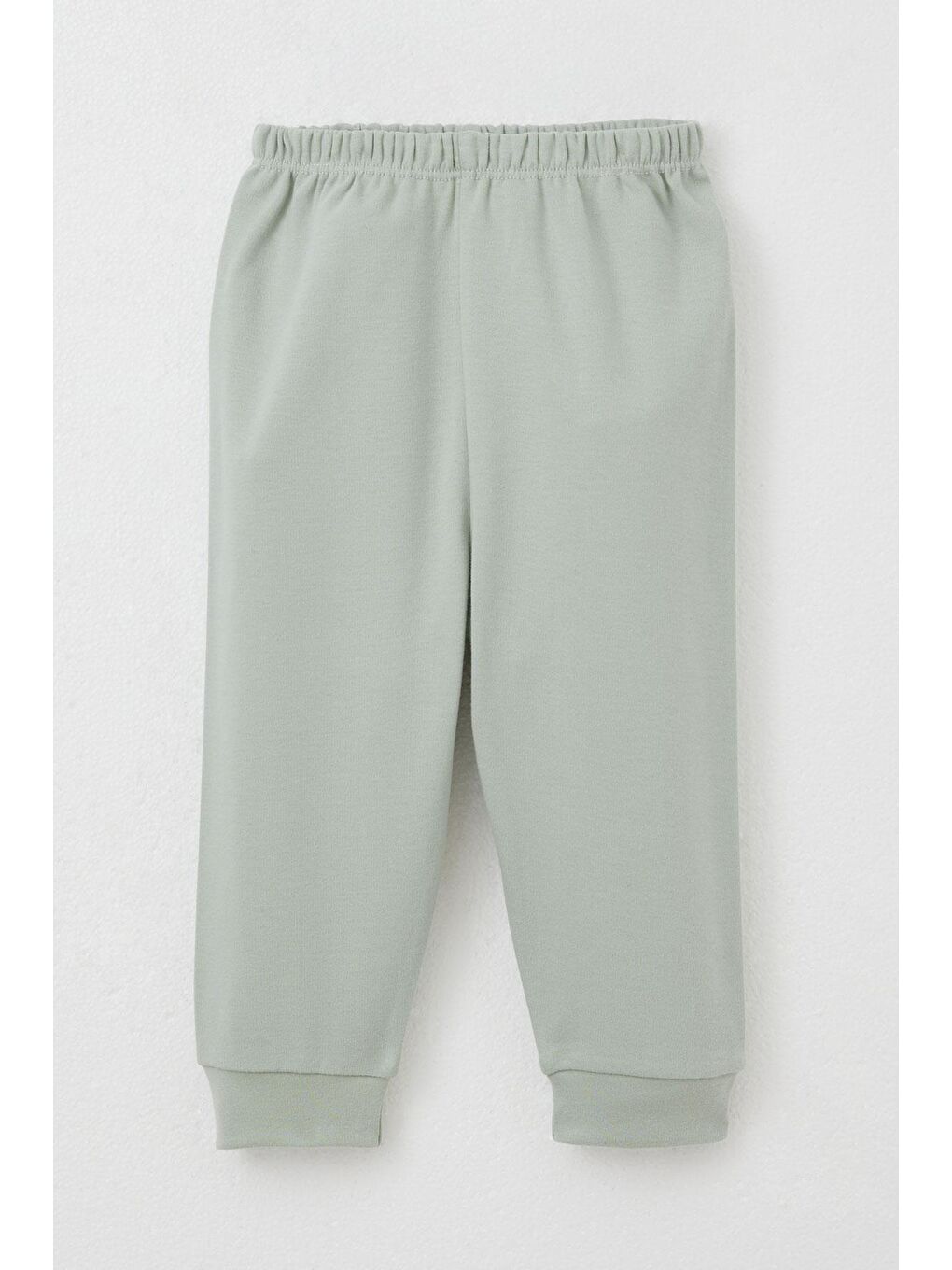 Erkek Bebek Pijama Takımı Kare Desenli Ekru (4 Ay-1 Yaş)-2