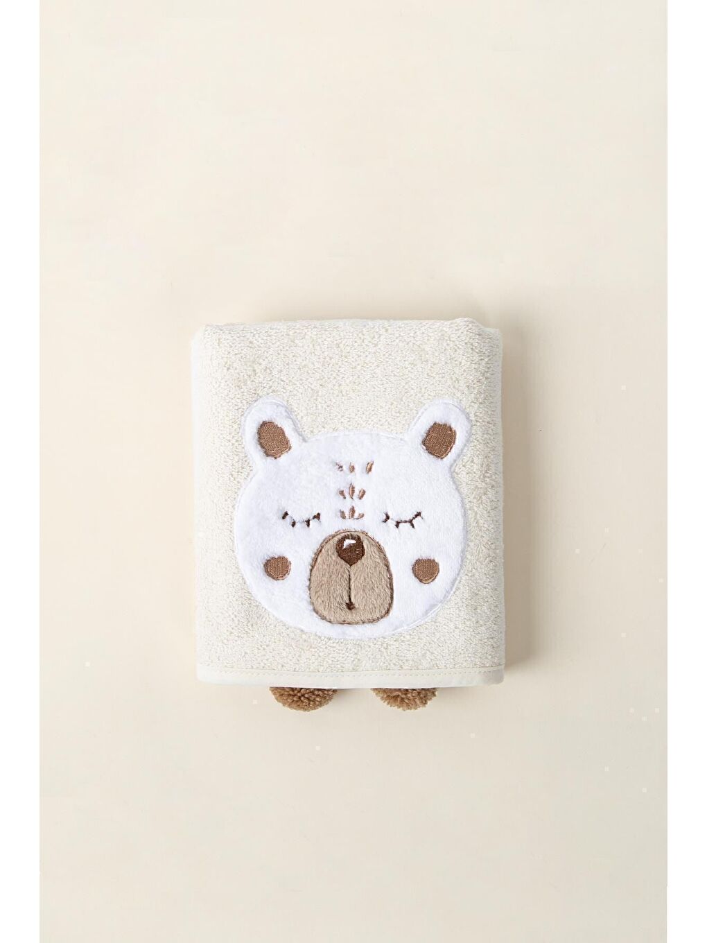 Ekru Teddy Havlu 50x75