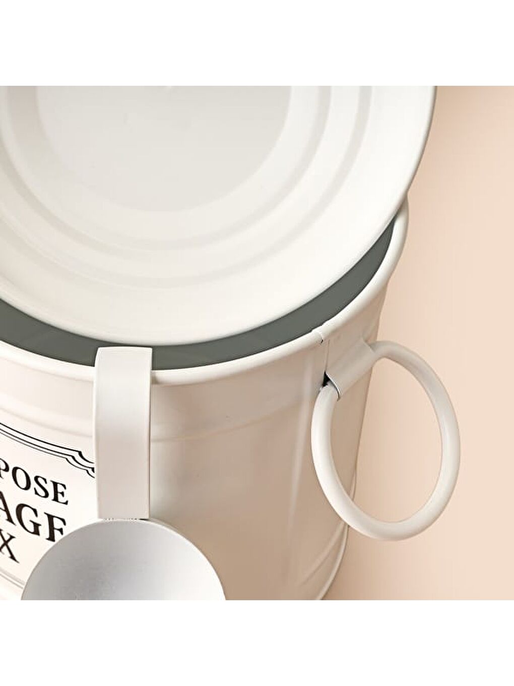 Bath Halka Kulplu Deterjan Kutusu - Beyaz - 3,5 lt-2