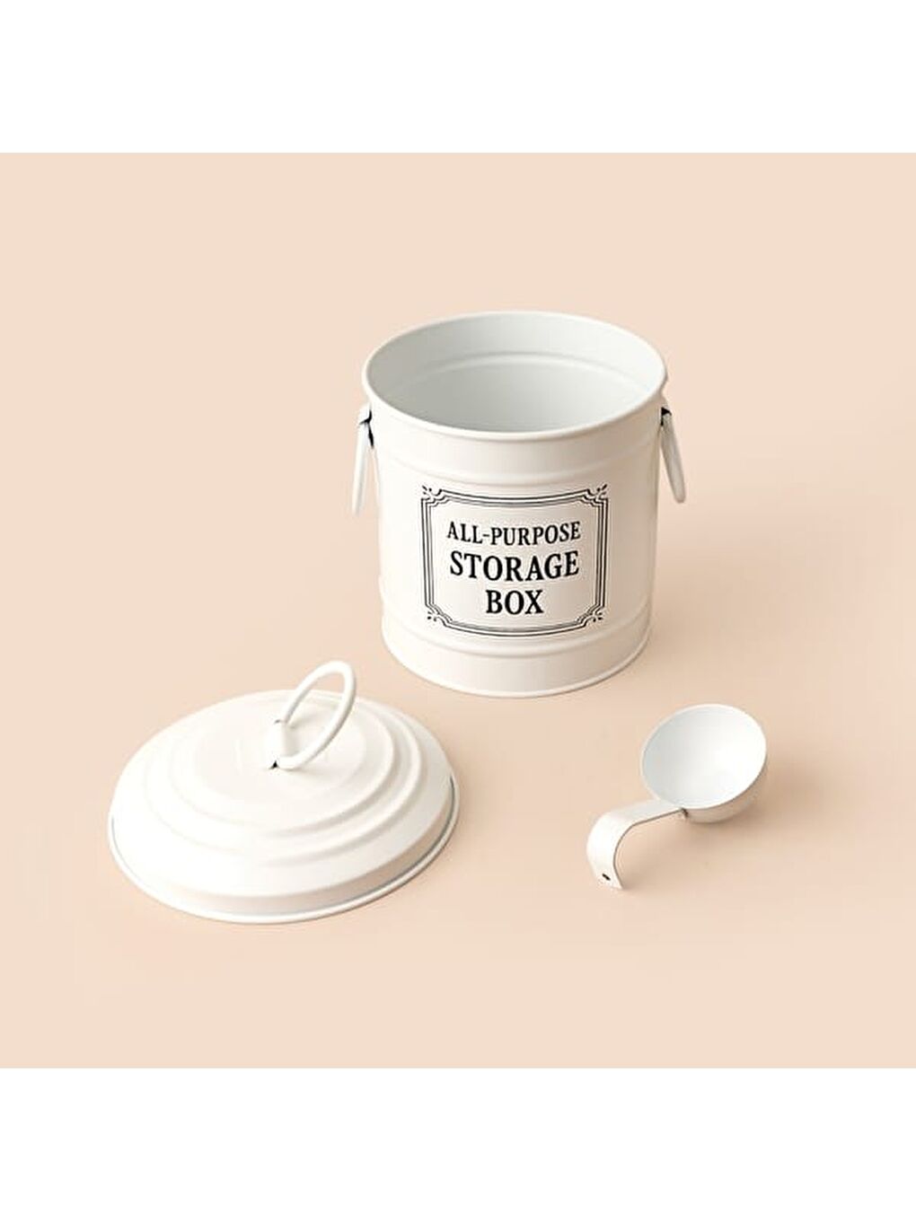 Bath Halka Kulplu Deterjan Kutusu - Beyaz - 3,5 lt-3