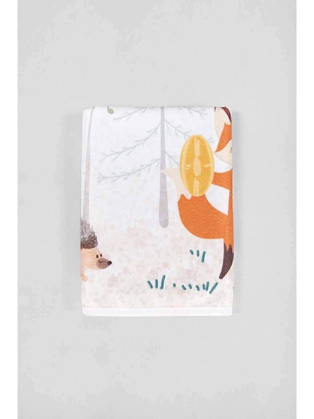 Beyaz Sihirli Orman Havlu 50x90-3