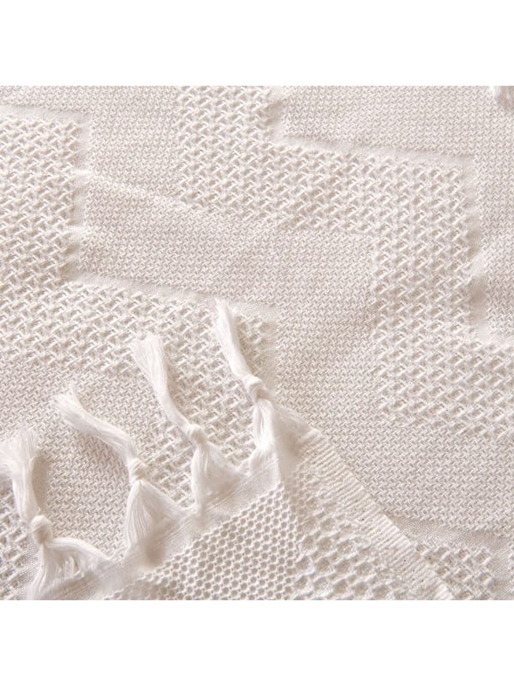 Soft Shine Çift Kişilik Yatak Örtüsü Seti - Beyaz-3