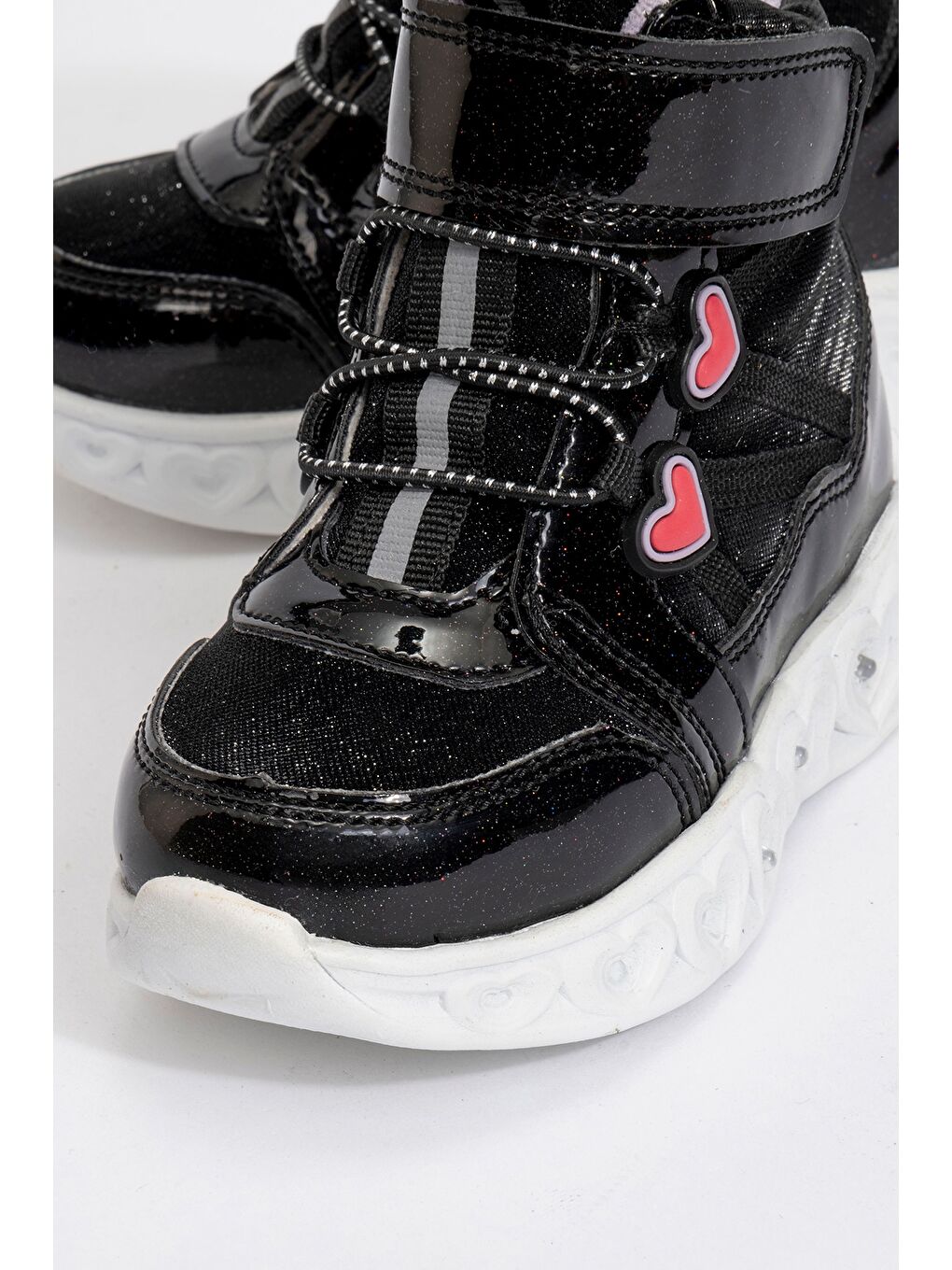 Kız Çocuk Siyah Işıklı Anatomik Günlük Spor Bot-1