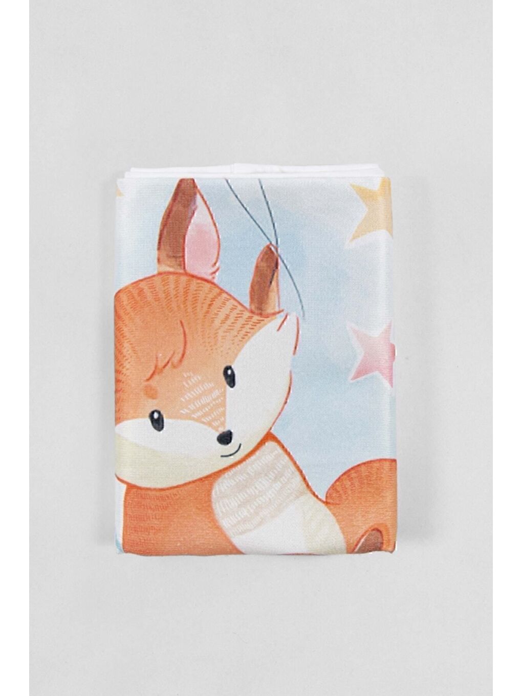 Beyaz Mutlu Tilki Havlu 50x90-4