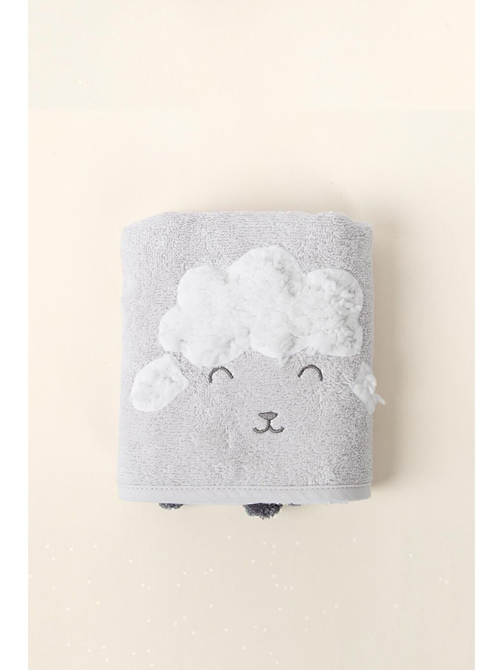 Gri Wooly Havlu 50x75