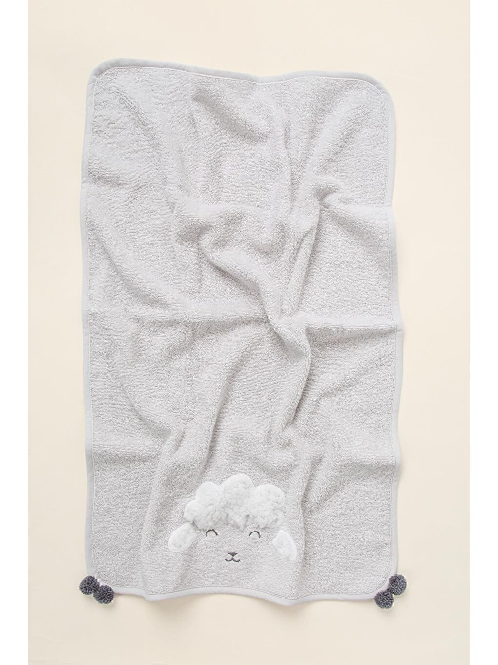 Gri Wooly Havlu 50x75-1