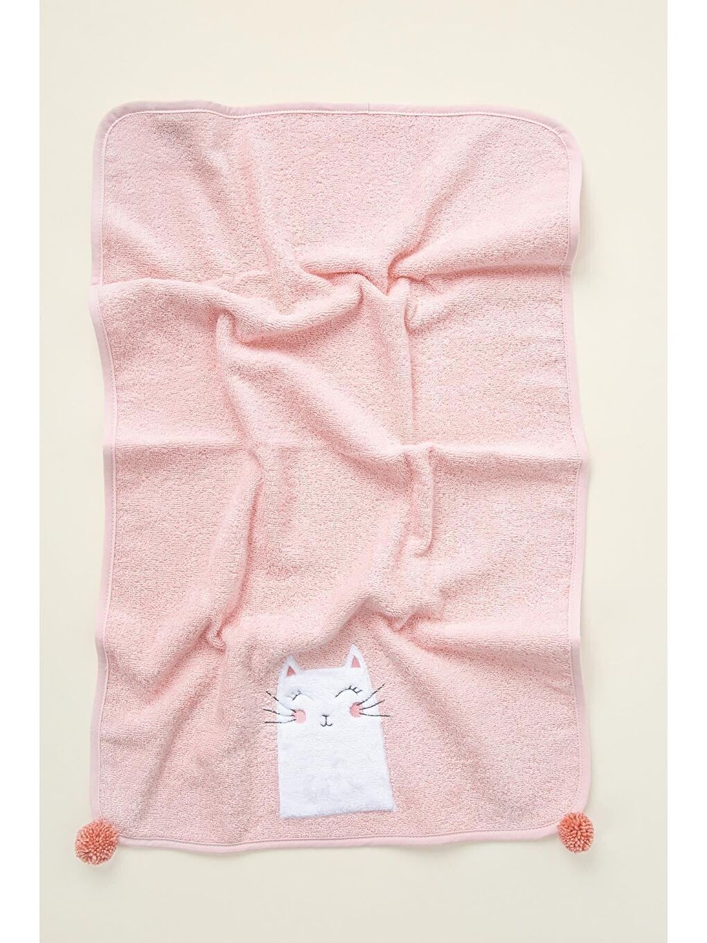Pembe Kitty Havlu 50x75-1