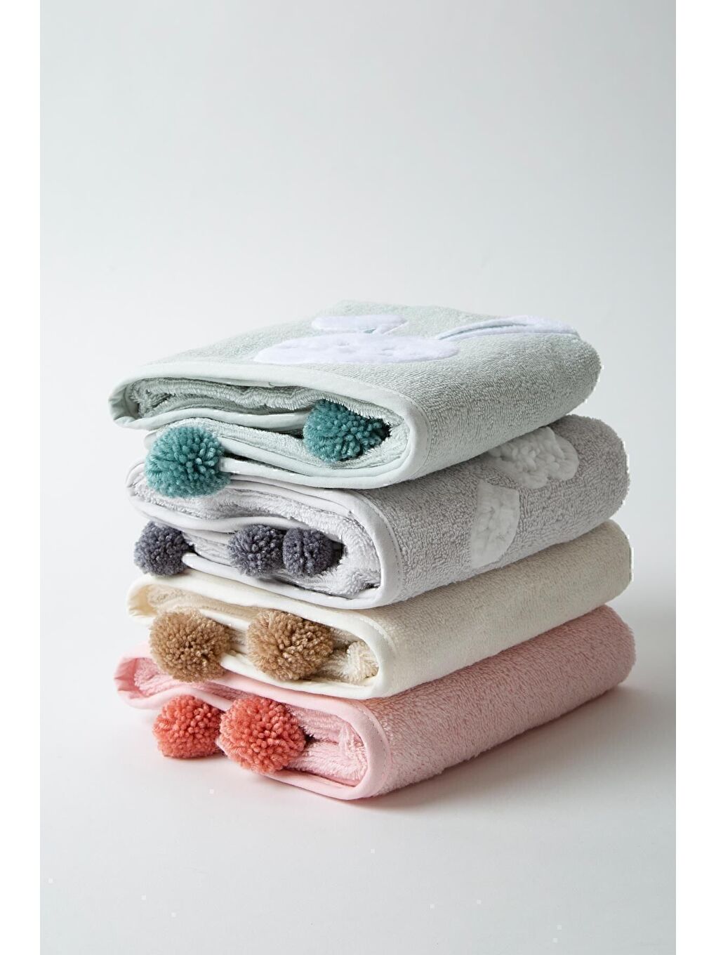 Gri Wooly Havlu 50x75-4