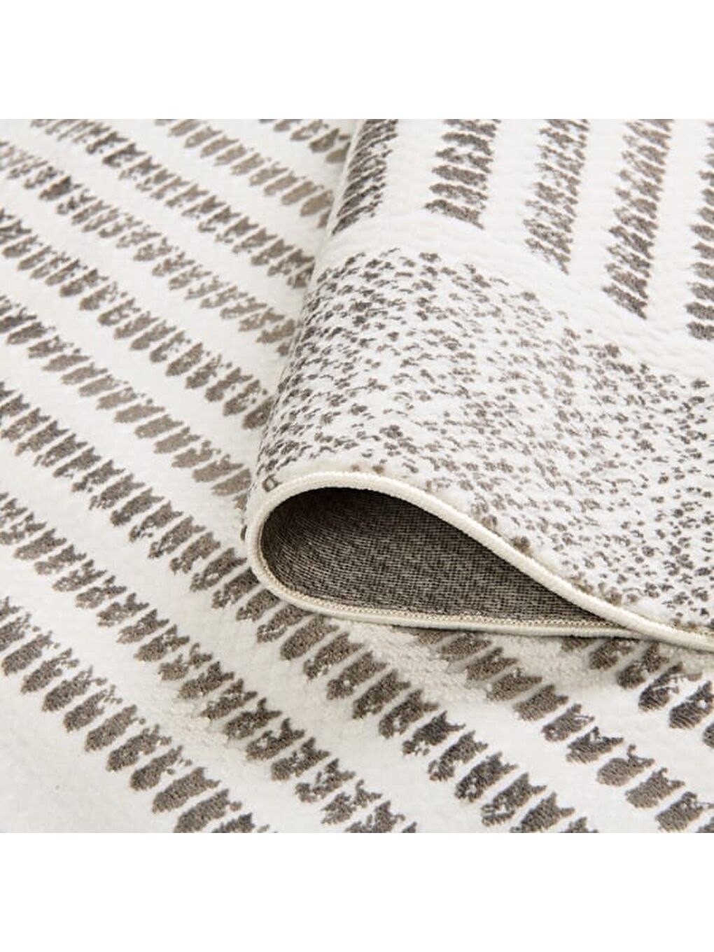 Soft Tuku Halı - Gri - 120x180 cm-3