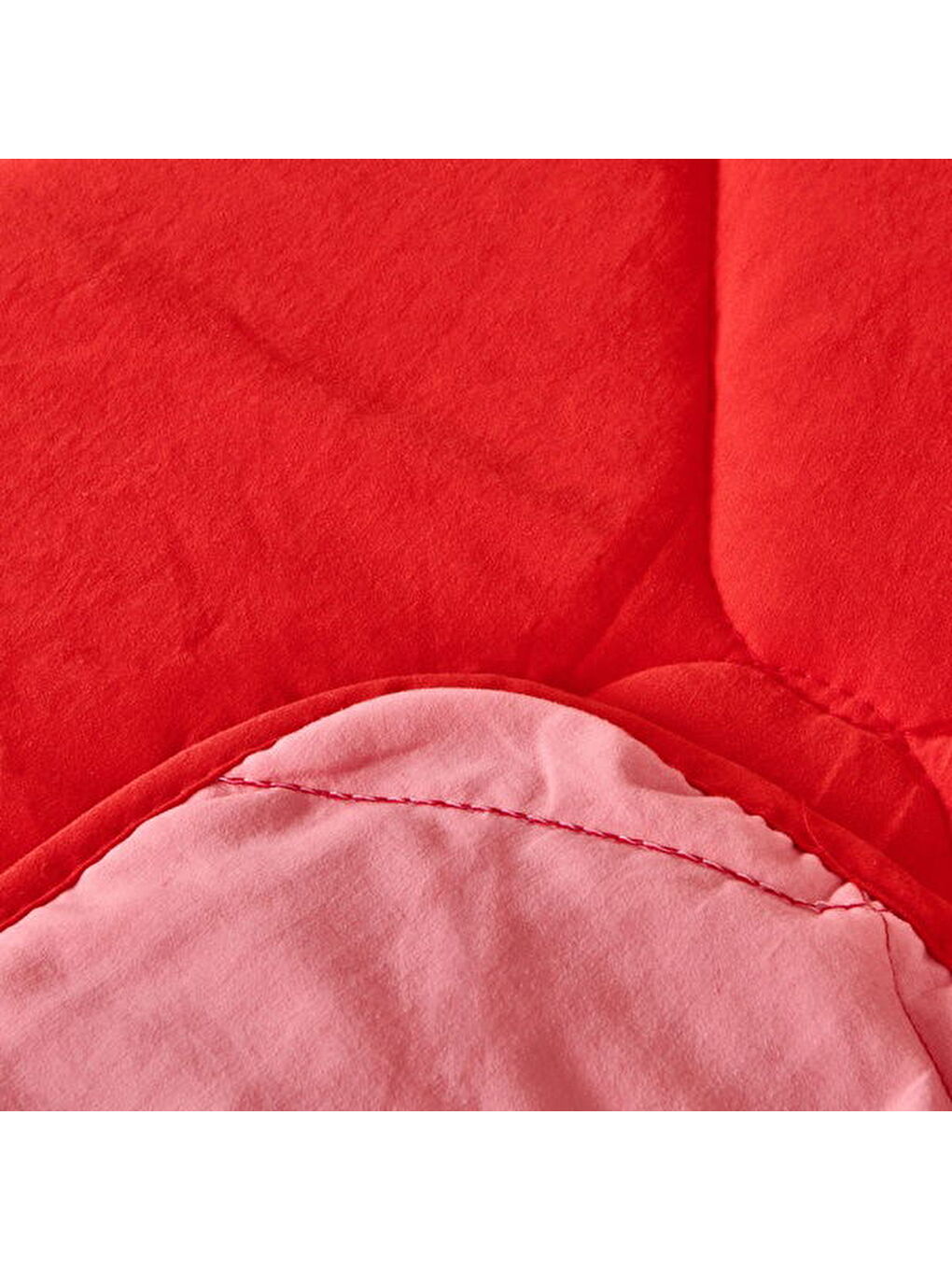 Soft Konfor Tek Kişilik Uyku Seti - Kırmızı / Pembe-2