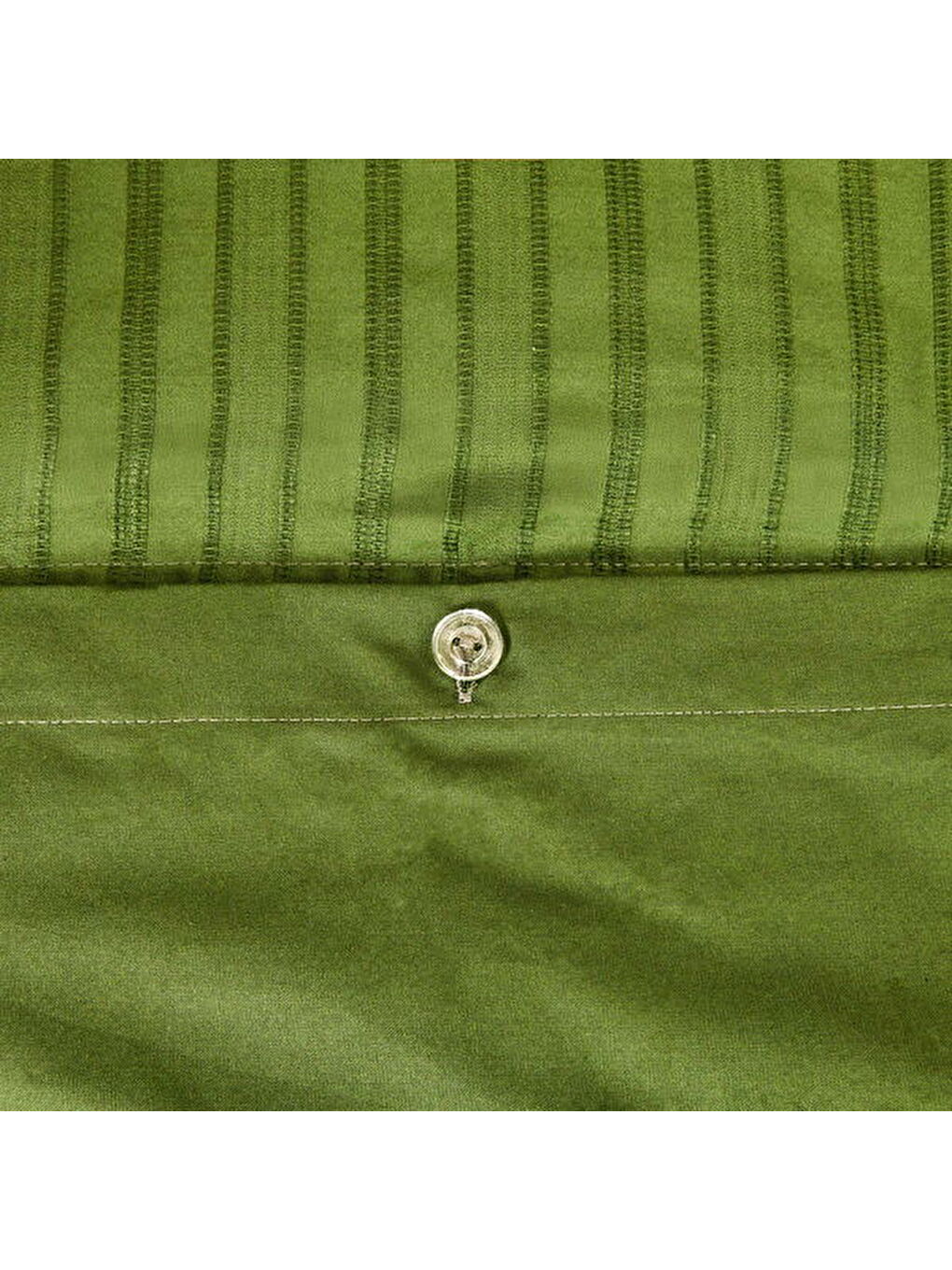 Soft Dobby Weave Çift Kişilik Nevresim Takımı - Haki-1