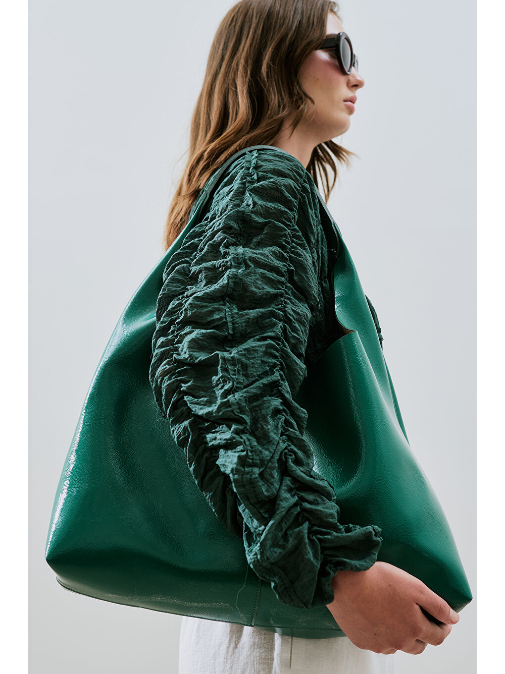 Luna Tote Çanta Petrol-1