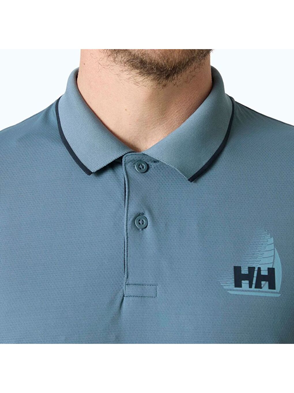 Lacivert Helly Hp Figari Polo Erkek Yakalı Tişört HHA.34545.601-2