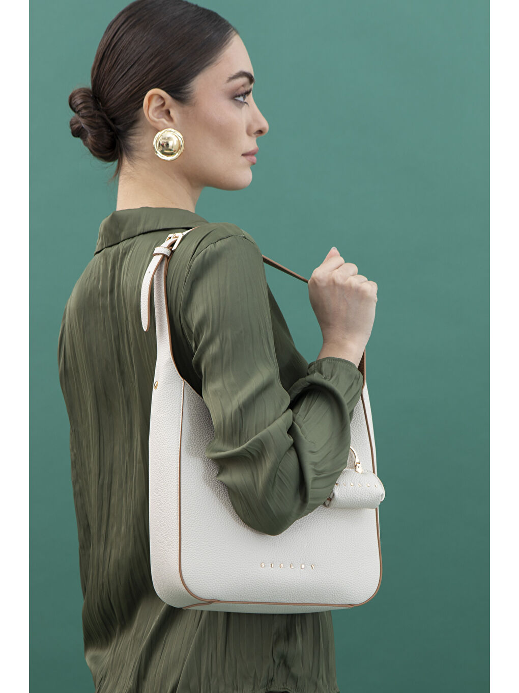 Kadin Kol Çantasi Bej SLY164-1