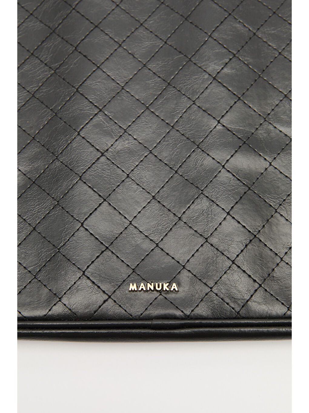 Kapitone Laptop Çantası Siyah-2