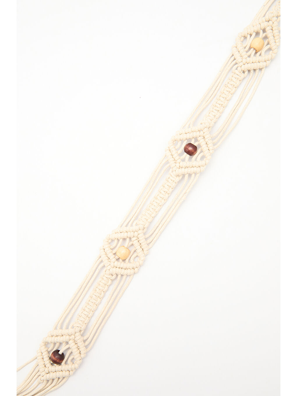 Bej Rustik Örgülü Kemer Natural-4