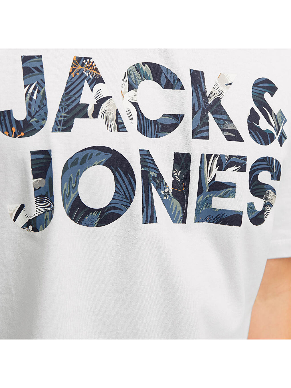 Bryan Corp Logo O Neck Erkek Beyaz Yuvarlak Yaka Spor Tişört-4