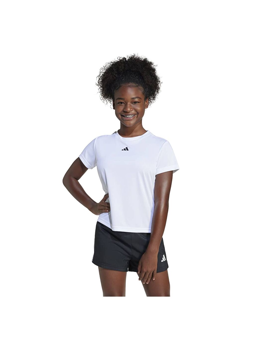 Train Essentials Kız Çocuk Beyaz Tişört