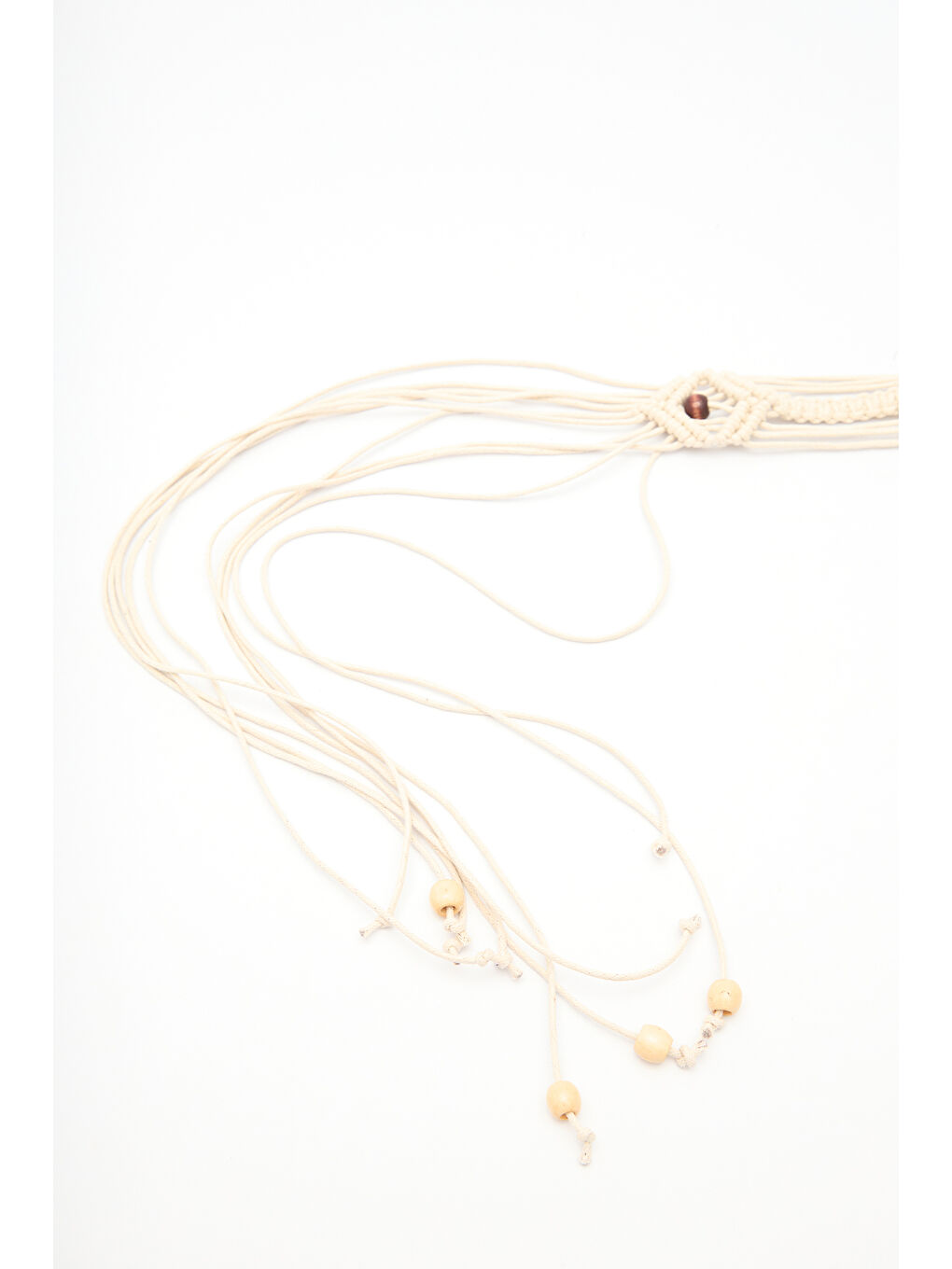 Bej Rustik Örgülü Kemer Natural-5