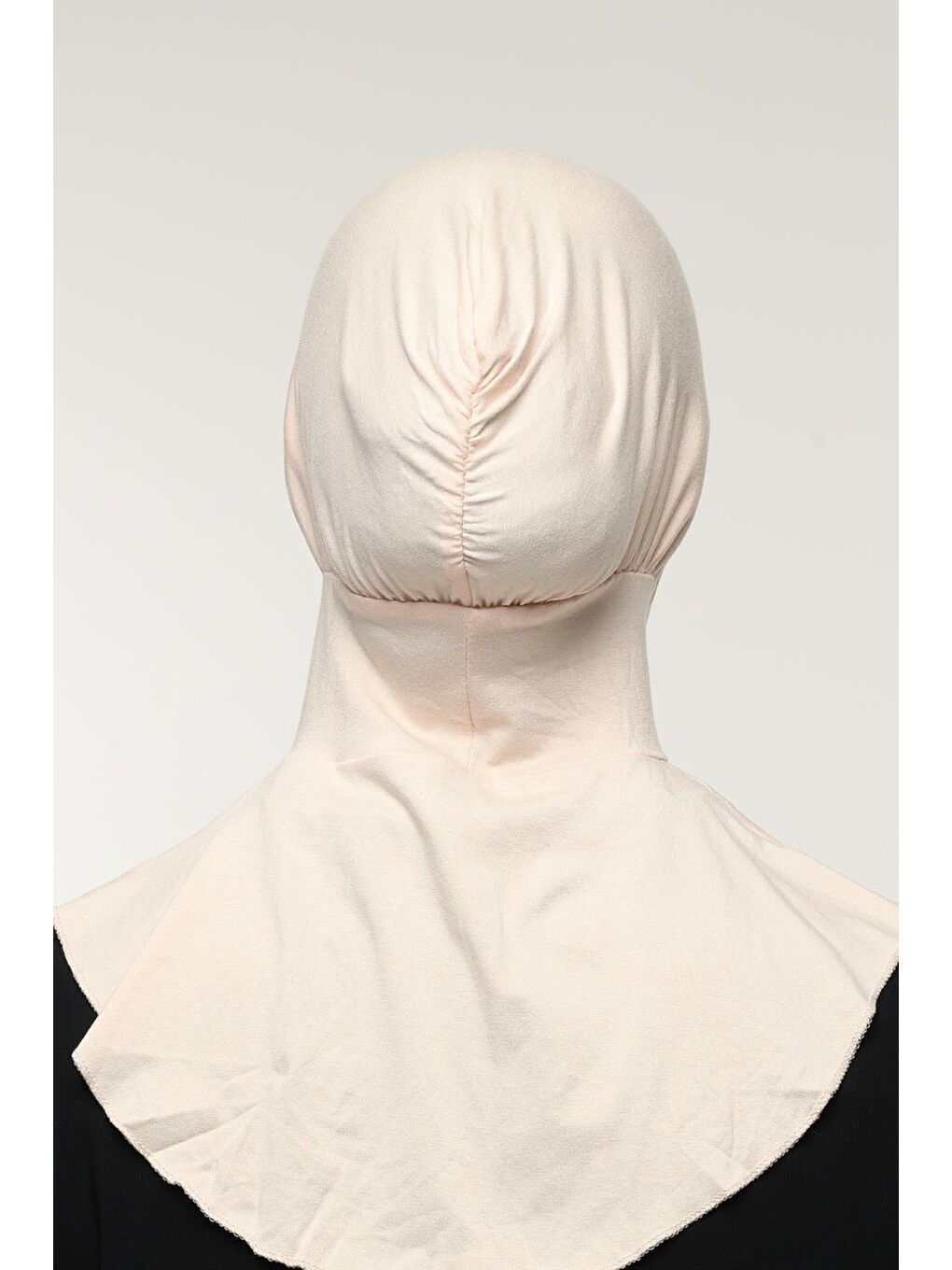 Altobeh Bej Kadın Tesettür Pratik Boyunluklu Hijab - Sporcu Bone - 3