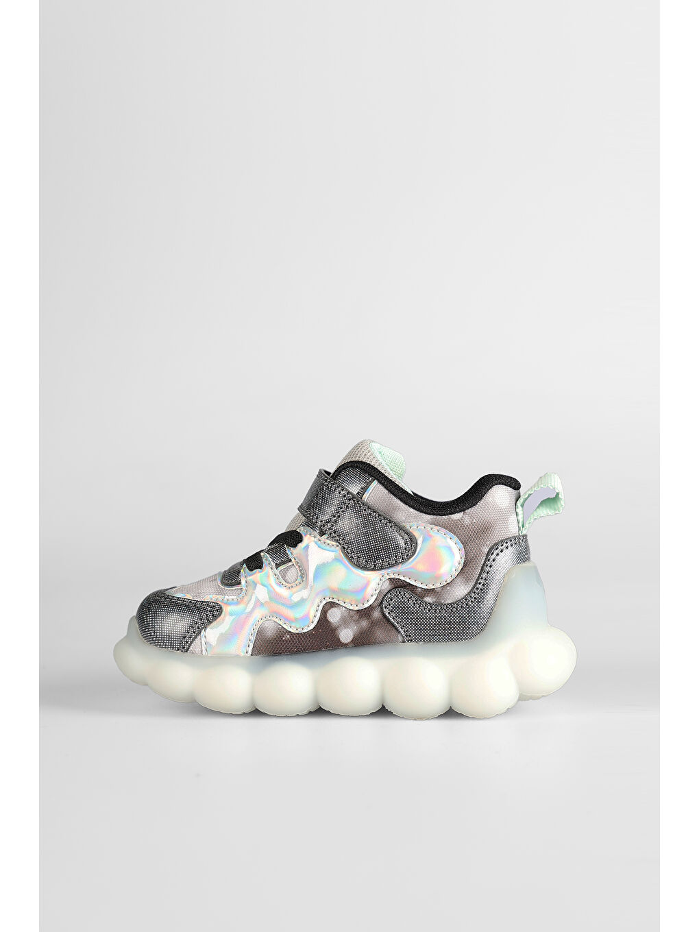 Sonya Işıklı Kız Bebek Siyah Spor Ayakkabı-1