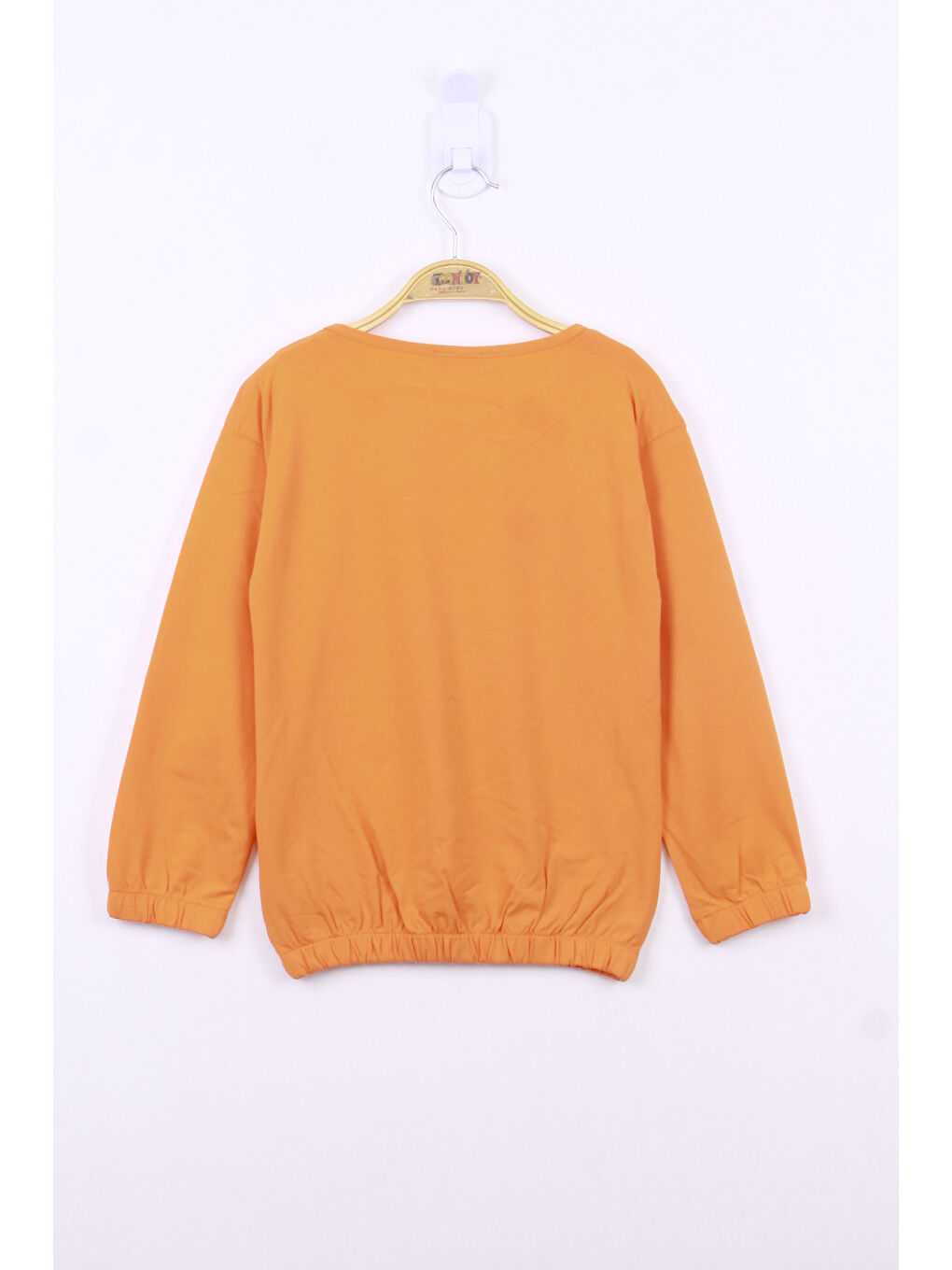 Turuncu Kız Çocuk Weekend Baskılı Tişört-1