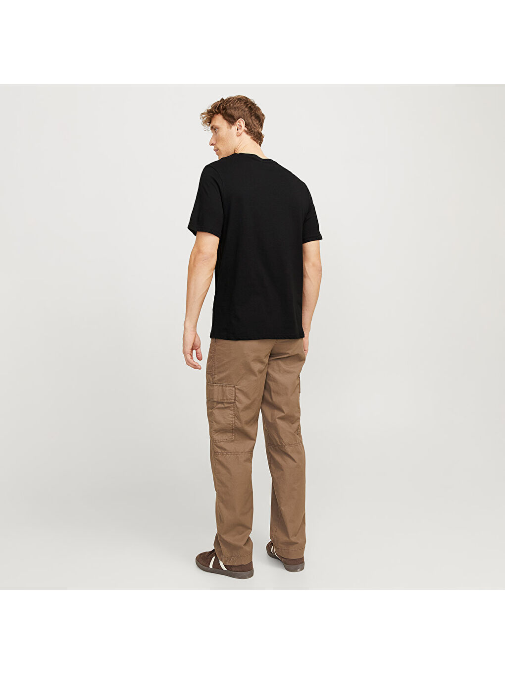 Simon Crew Neck Erkek Siyah Yuvarlak Yaka Spor Tişört-3