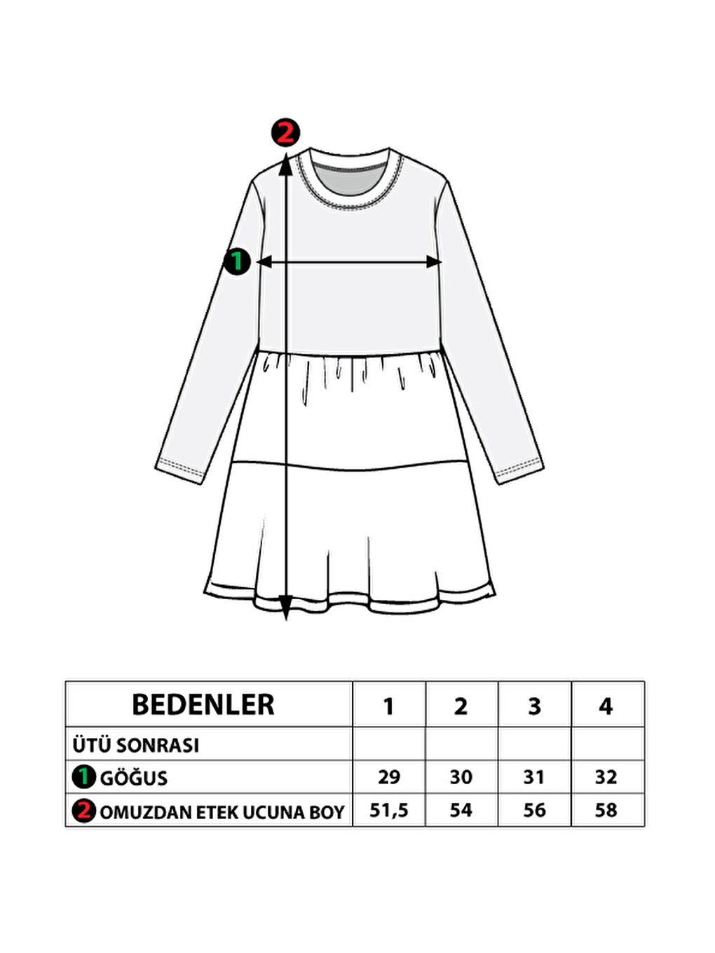 Toontoykids Lila Kız Çocuk Çiçek Desenli Fiyonk Detaylı Elbise - 1