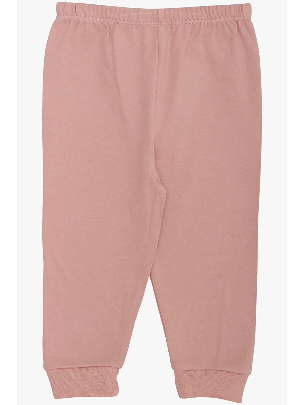 Kız Bebek Pijama Takımı Renkli  Desenli Bej  (4 Ay-1 Yaş)-3