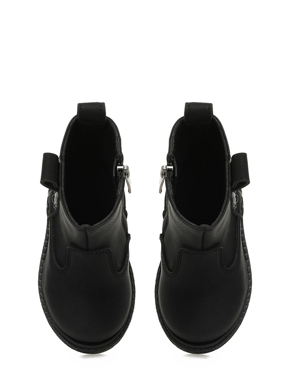 LOUIS.B 3PR Siyah Kız Çocuk Biker Bot-3