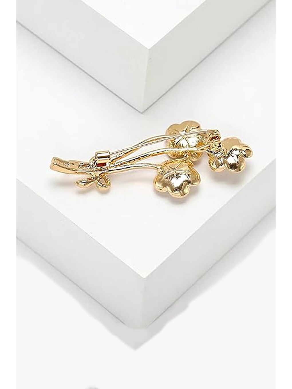 Sarı Gül Buketi Broş Yaka İğnesi-4