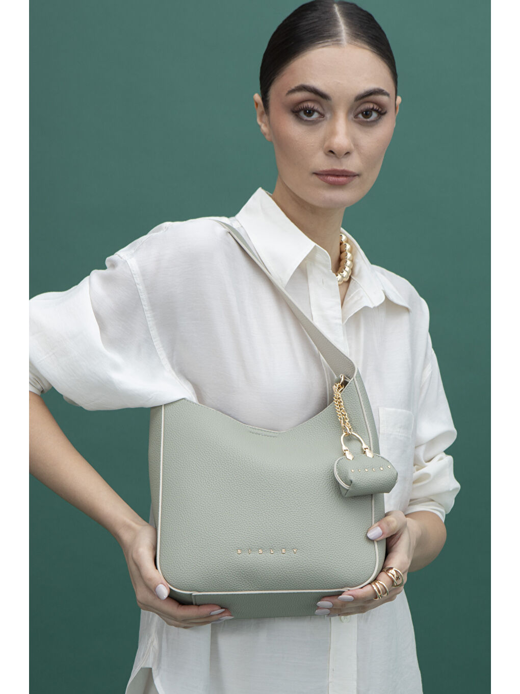 Sisley Yeşil Kadin Kol Çantasi Yeşi̇l SLY164