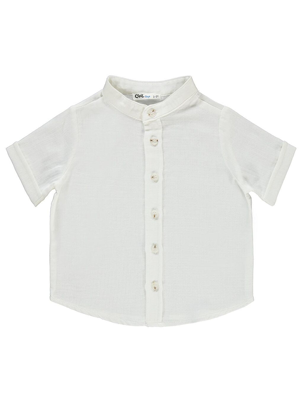 Boys Erkek Çocuk Gömlek 2-5 Yaş Ekru
