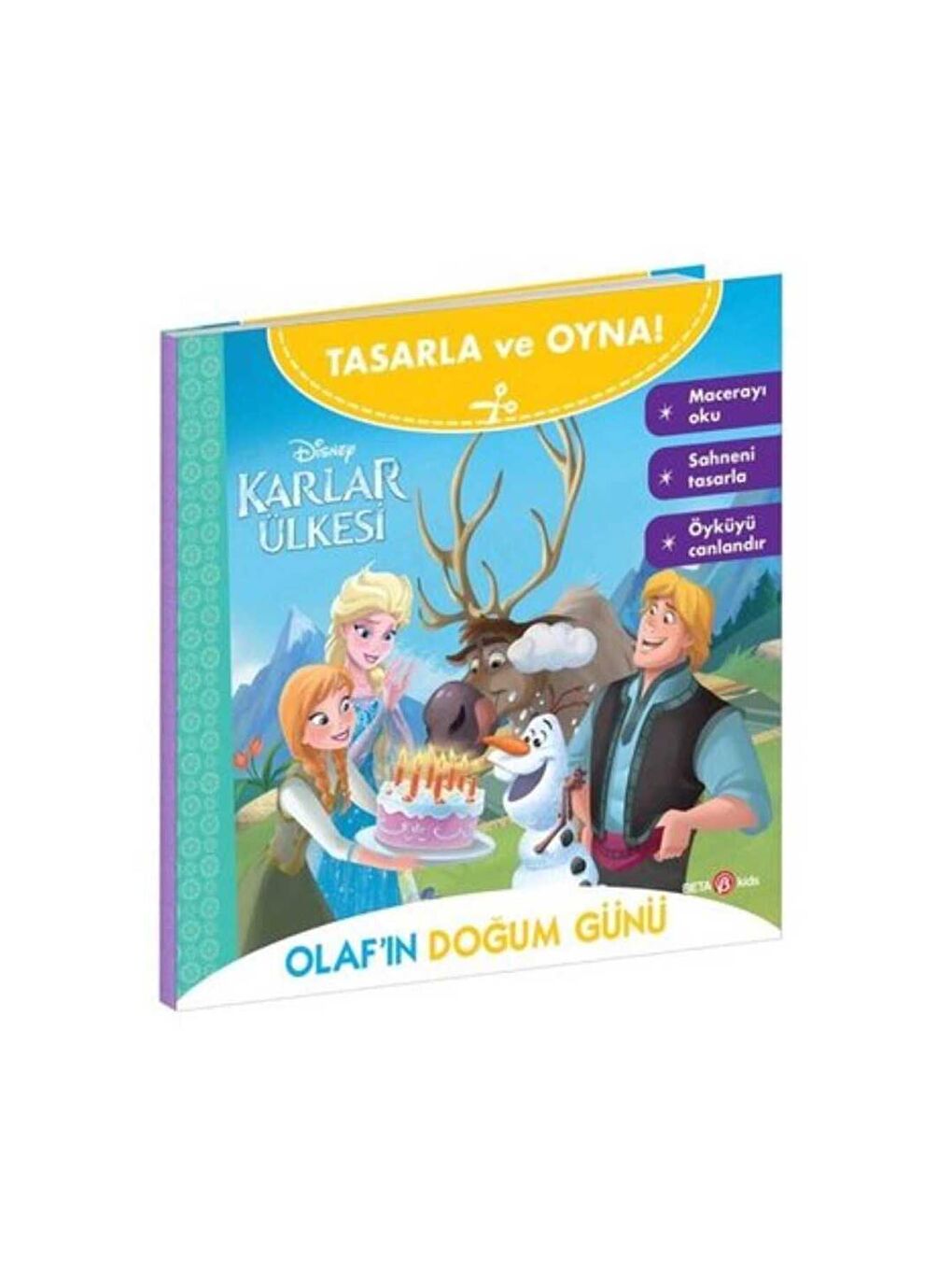 DISNEY Beyaz-Renklibaskı Tasarla ve Oyna Karlar Ülkesi Olaf