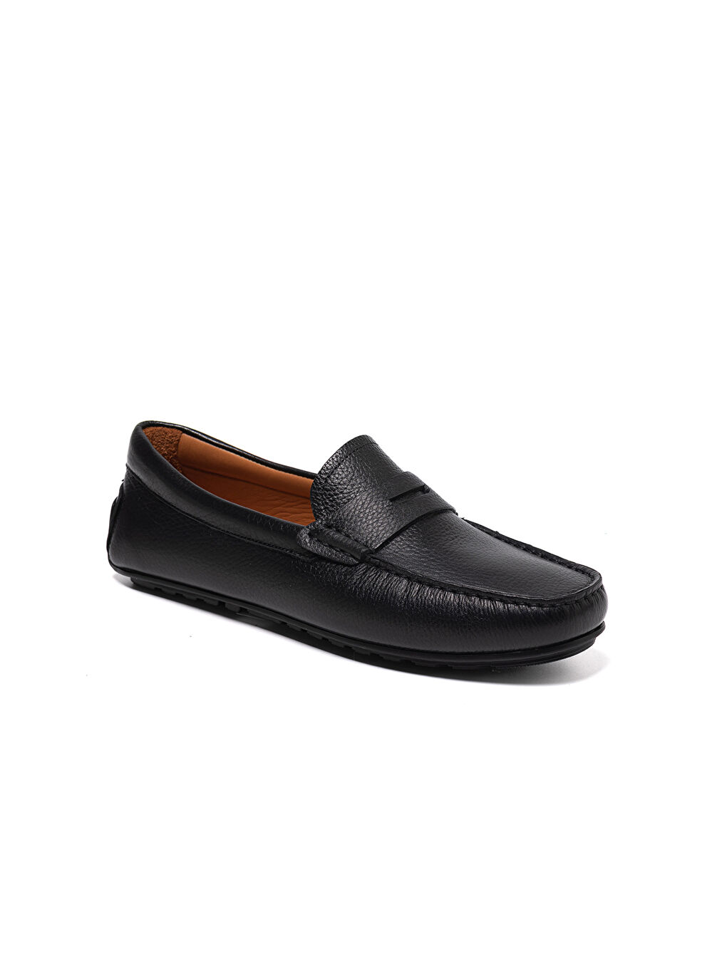Erkek Siyah Loafer OG-570 Siyah Flother-1